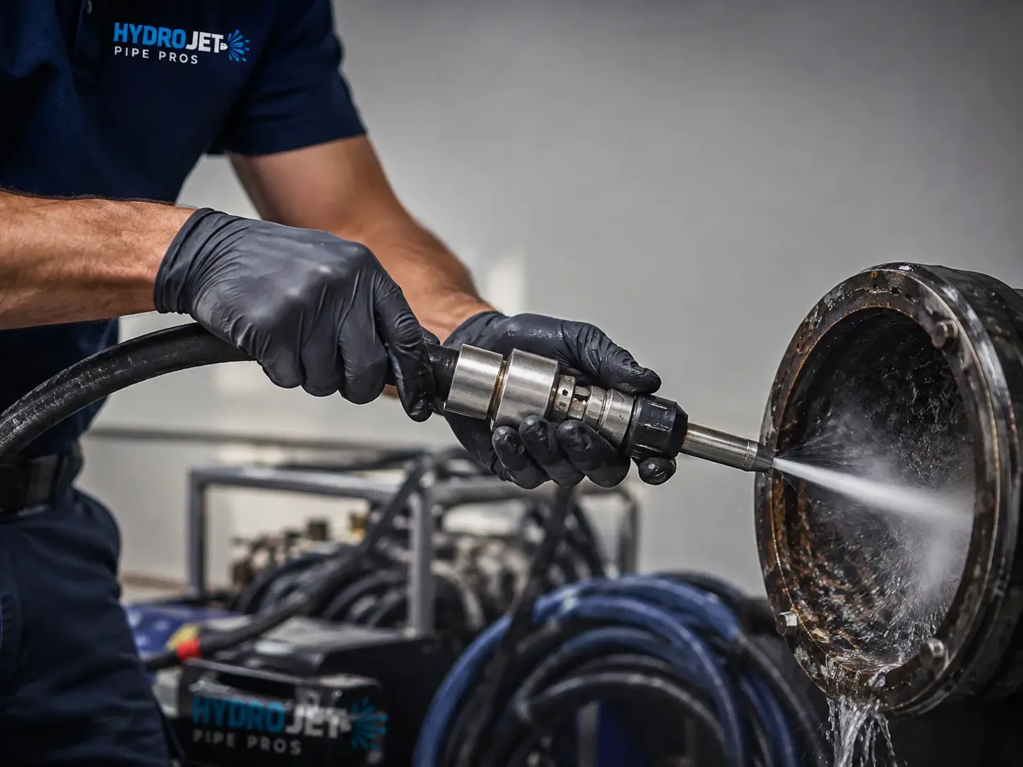 Hydro Jet Pipe Descaling in Manchester, WA